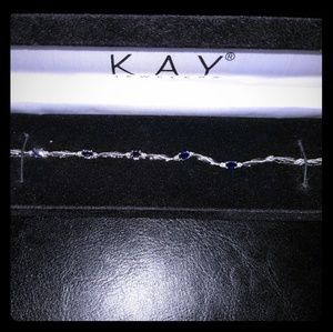 Sapphire & Diamond Tennis Bracelet